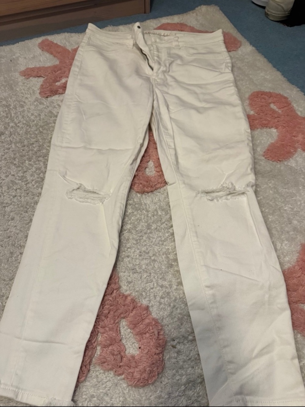 American Eagle Outfitters White Skinny Jeans
